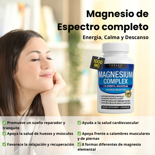 Magnesium Complex – Energía, calma y descanso en un solo suplemento