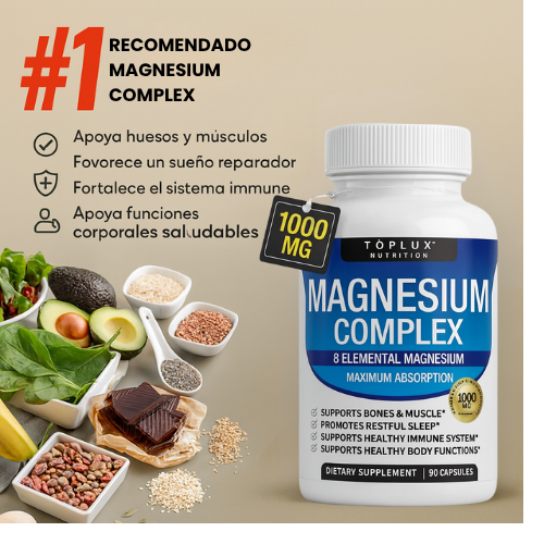 Magnesium Complex – Energía, calma y descanso en un solo suplemento