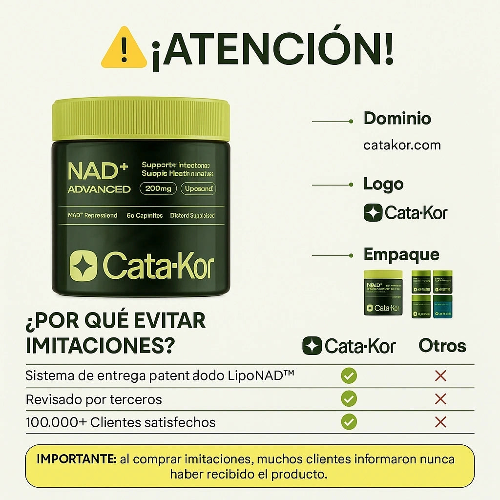 NAD + ADVANCED - El envejecimiento no se detiene... pero tus células aún pueden renacer