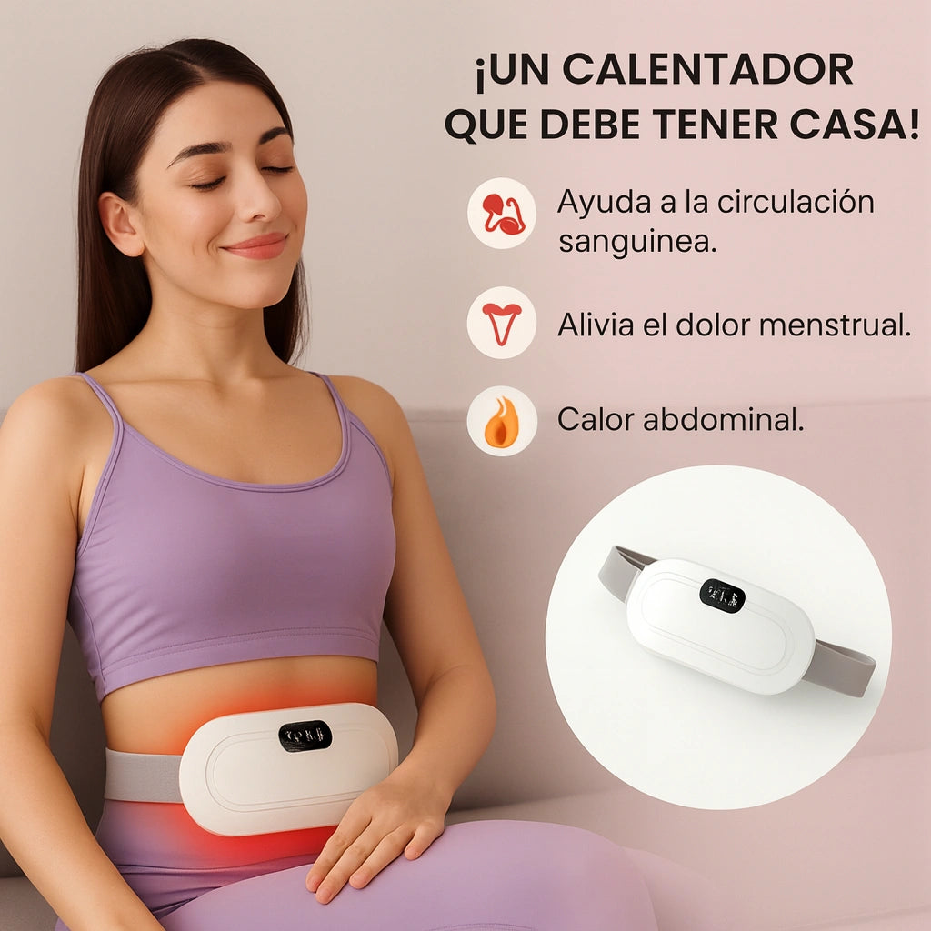 Cinturon Térmico Inteligente - Alivia Cólicos Y Molestias En Minutos, Estés Donde Estés