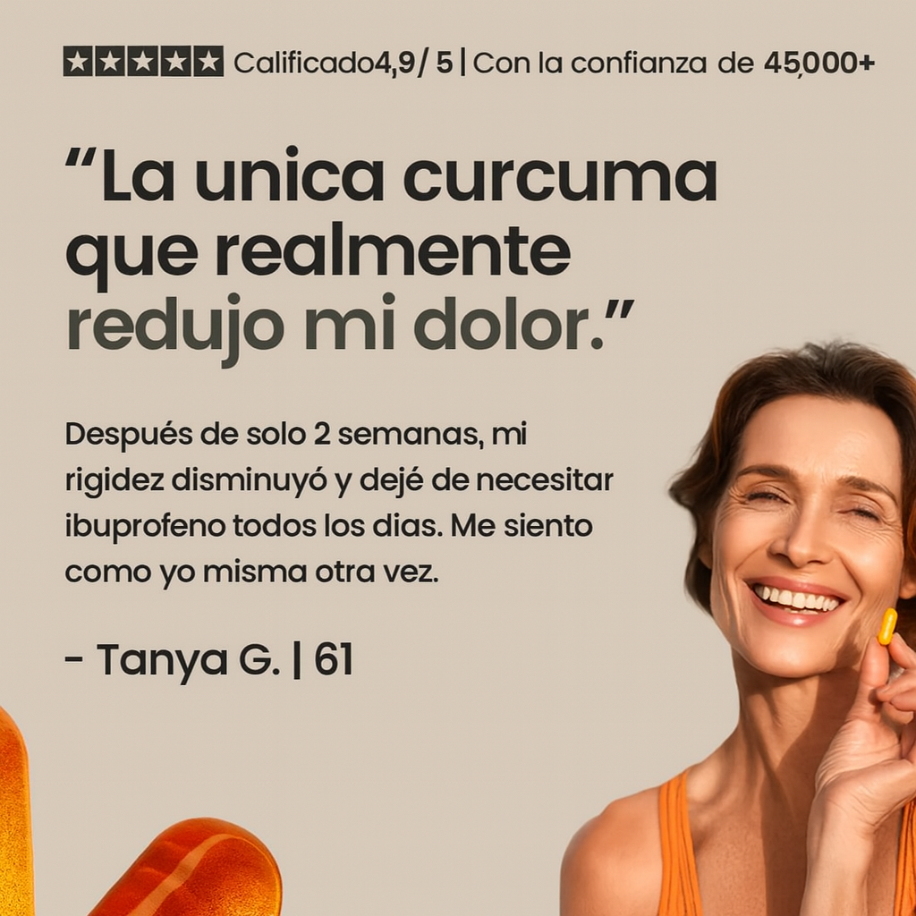 Turmeric Curcumin 95 - Bienestar real, desde la raíz de la cúrcuma