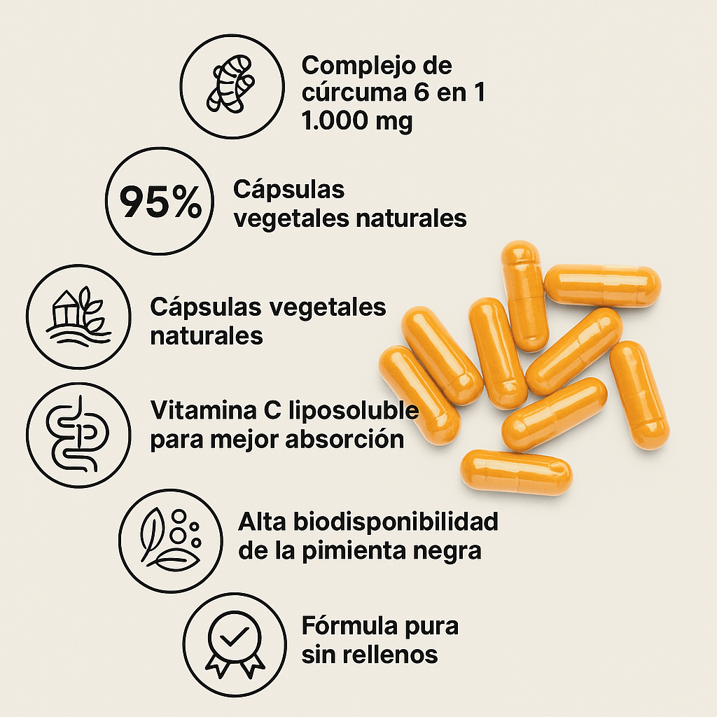 Turmeric Curcumin 95 - Bienestar real, desde la raíz de la cúrcuma