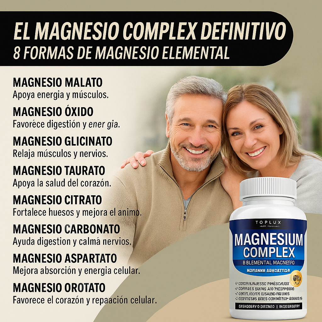 Magnesium Complex – Energía, calma y descanso en un solo suplemento