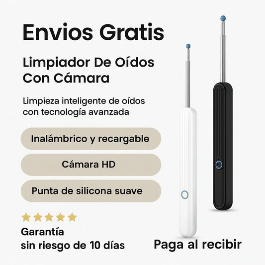 Limpiador De Oidos Con Camara - Tu Limpieza Auditiva Con Inteligencia.