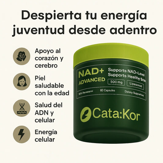 NAD + ADVANCED - El envejecimiento no se detiene... pero tus células aún pueden renacer