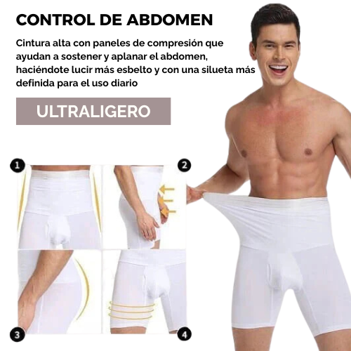 Shorts de compresión masculina con soporte lumbar - confianza y estilo en cada movimiento (Copia)