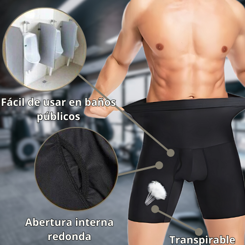 Shorts de compresión masculina con soporte lumbar - confianza y estilo en cada movimiento (Copia)