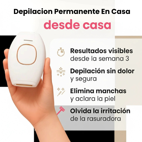 Depilador Láser Portátil: tecnología IPL para una piel suave todo el año