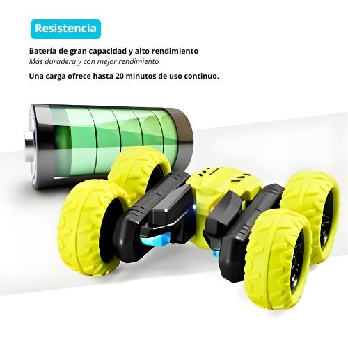 Carro Acrobático Tornado 360° + Helicóptero GRATIS 🚁