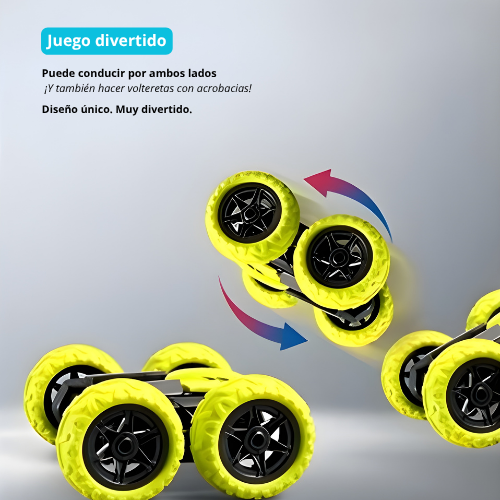 Carro Acrobático Tornado 360° + Helicóptero GRATIS 🚁