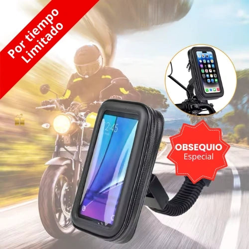 Super Combo - Maleta Antirrobo Con Puerto USB + Gafas Bluetooth + OBSEQUIO Soporte Impermeable de Celular Para Moto o Bici