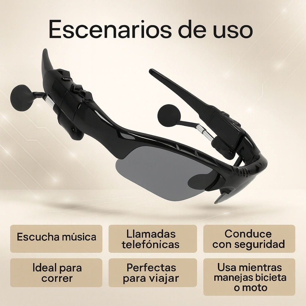 Super Combo - Maleta Antirrobo Con Puerto USB + Gafas Bluetooth + OBSEQUIO Soporte Impermeable de Celular Para Moto o Bici