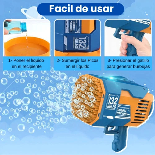 BubbleMaxx Gun™ 132 Agujeros- Oferta 50% Off